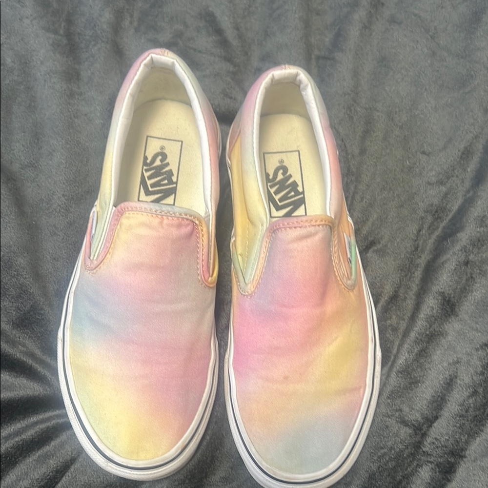 Vans Pastel Tie-Dye Slip-On Sneakers